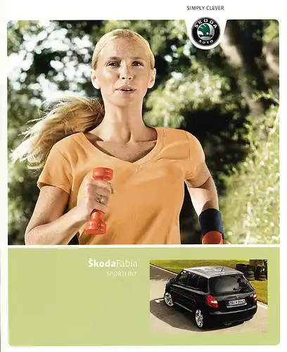 Skoda - Fabia - Sportline - Prospekt - 10/08 - Deutsch - nl-Versandhandel