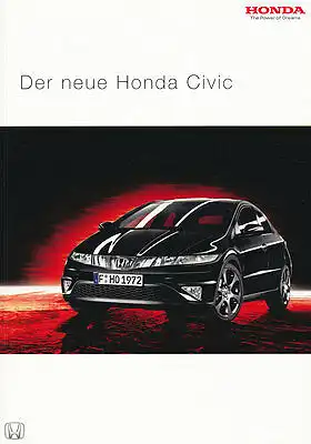 Honda - Civic - Prospekt - Preisliste - 06/2006 - Deutsch - nl-Versandhandel