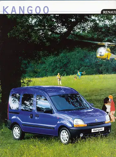 Renault -  Kangoo  -  Prospekt  -  Juni 1999  -  France - nl-Versandhandel