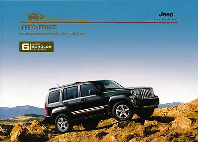 Jeep - Cherokee - Limited - Sport - Preise - 05/08 - Deutsch - nl-Versandhandel