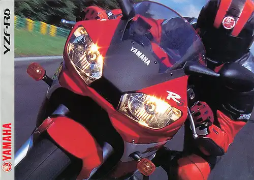 Yamaha  -  YZF - R6  -  Prospekt  - 1999  -  Deutsch - nl-Versandhandel