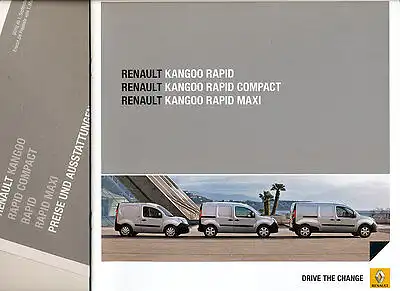Renault - Kangoo Rapid  - Prospekt+Preise - 09/11 - Deutsch - nl-Versandhandel