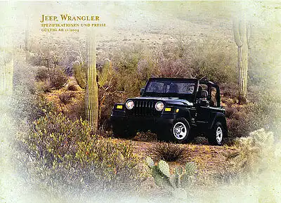 Jeep - Wrangler - Sahara - Sport - Preise - 11/04 - Deutsch - nl-Versandhandel
