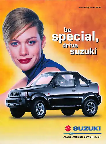 Suzuki - PKW-Modell-Programm 2000  - Prospekt  -  CH - nl-Versandhandel