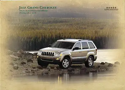 Jeep - Grand Cherokee - Preisliste - 12/2005 - Deutsch - nl-Versandhandel
