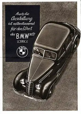 BMW - 326  -  Prospekt  - 1936  - Deutsch - nl-Versandhandel