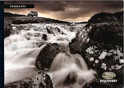 Land Rover - Discovery  - Farbkarte - Polsterung  - Deutsch -   nl-Versandhandel