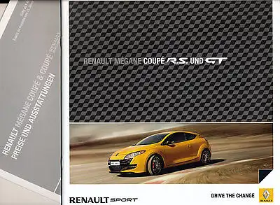 Renault-Mégane-Coupé-RS+GT-Prospekt+Preise-05/2011 - Deutsch - nl-Versandhandel