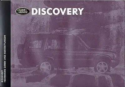 Land Rover - Discovery  - Ausstattung - Technik  - Deutsch -   nl-Versandhandel