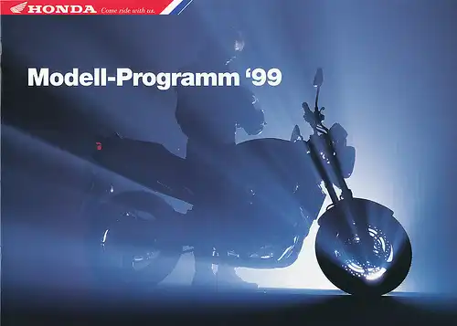 Honda - Motorrad-Programm - 1999 - Deutsch - nl-Versandhandel