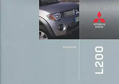 Mitsubishi - L200 - Einzel/Doppelkabine - Prospekt -11/ 2007 - nl-Versandhandel