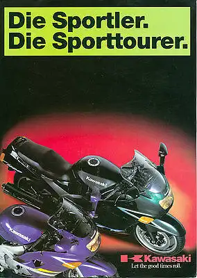 Kawasaki - Sportler - Sporttourer - Prospekt  - Deutsch - 01/96 nl-Versandhandel