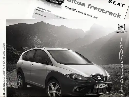 Seat-Altea-Freetrack - Preise / Ausstattung - 07/08 - Deutsch - nl-Versandhandel