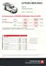 Citroen - Berlingo Spacelight - Preise - 08/01 - Deutsch - nl-Versandhandel