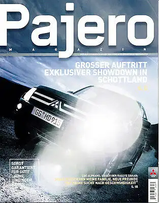 Mitsubishi - Pajero Magazin  -  Brochüre  -  Deutsch  -  nl-Versandhandel