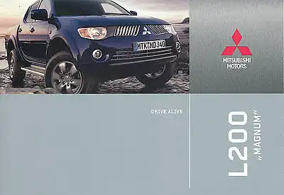 Mitsubishi - L200 - Doppelkabine "Magnum" - Prospekt - 05/08 - nl-Versandhandel