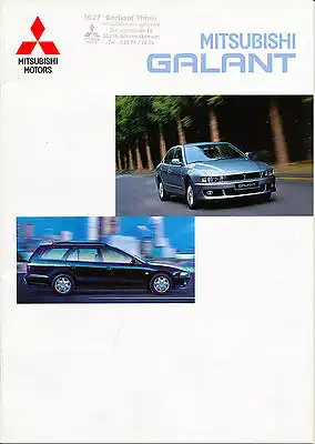 Mitsubishi - Galant   - Prospekt  - Deutsch - 09/2001 -  nl-Versandhandel