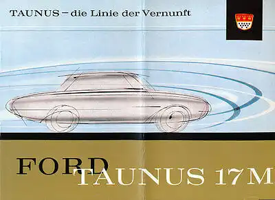 Ford - Taunus - 17M  - Prospekt  - 1960 - Deutsch - nl-Versandhandel