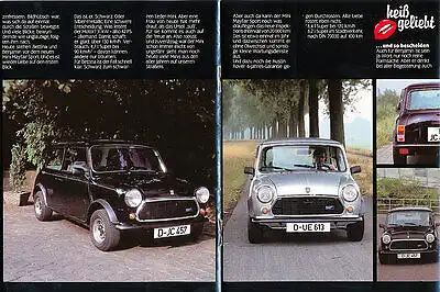 Mini - Mayfair Sport  - Austin Rover -  Prospekt  - Deutsch - nl-Versandhandel