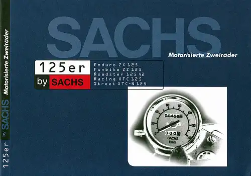 Sachs  - 125 ccm Modelle - Prospekt - 09/97  - Deutsch - nl-Versandhandel