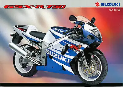 Suzuki  - GSX-R 750   -  Prospekt  - Deutsch - 12/01 -   nl-Versandhandel