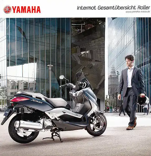 Yamaha - Intermot - Roller-Programm 2010 - Prospekt - Deutsch - nl-Versandhandel