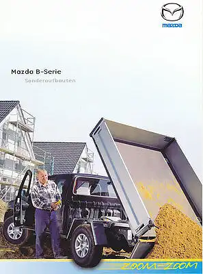Mazda - B-Serie - Sonderaufbauten - Prospekt -09/05- Deutsch - nl-Versandhandel