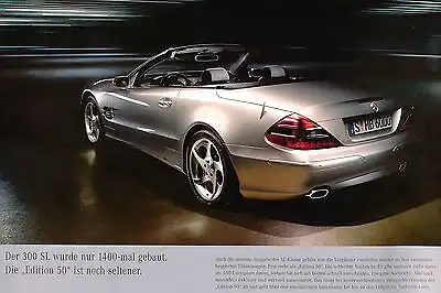 Mercedes-Benz - SL - Edition - Prospekt - 09/04  - Deutsch -  nl-Versandhandel