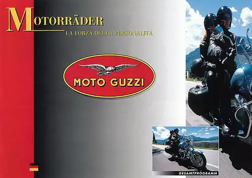 Moto Guzzi - Motorradprogramm - 09/1997 - Prospekt  - Deutsch - nl-Versandhandel