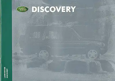 Land Rover - Discovery - Programm - Prospekt - 1999 - Deutsch - nl-Versandhandel