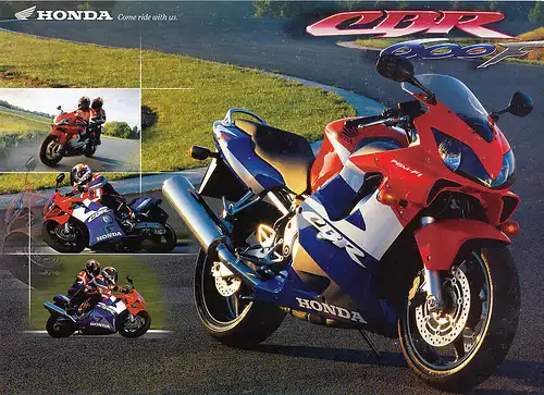 Honda - CBR 600 F - Prospekt  - 09/00 - Deutsch - nl-Versandhandel