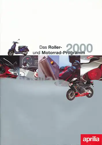 Aprilia  - Gesamtprogramm -  Prospekt - 03/2000 - Deutsch - nl-Versandhandel