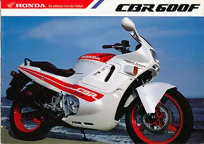 Honda - CBR 600F (Typ G) - Prospekt  - Deutsch -    nl-Versandhandel