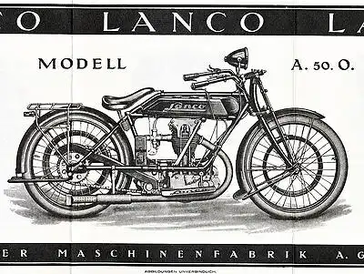 Lanco  -  Modell A. 50. O. -  Prospekt - 1926 - Deutsch - nl-Versandhandel
