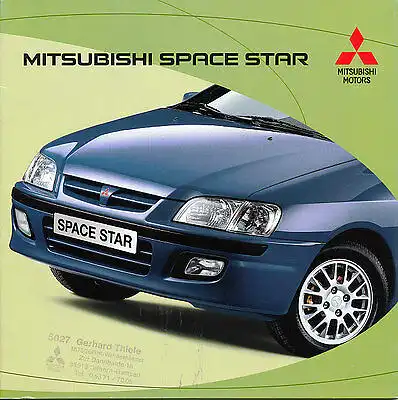Mitsubishi - Space Star  -  Prospekt  -  Deutsch - 07/01   -   nl-Versandhandel