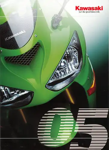 Kawasaki - Gesamtprogramm 2005 - Prospekt+Preise  - Deutsch  - nl-Versandhandel