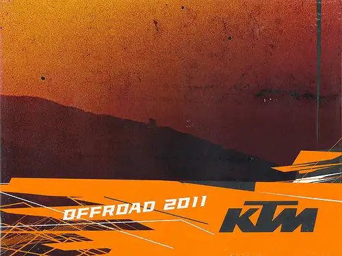 KTM - Offroad Modellprogramm 2011 - Prospekt - Deutsch - nl-Versandhandel