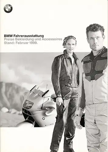 BMW - Fahrerausstattung - Preisliste - Deutsch - 02/99 -  nl-Versandhandel
