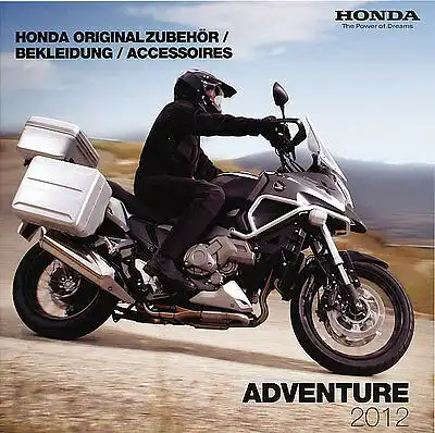 Honda - Adventure-Zubehör - Prospekt  - 02/2012 - Deutsch - nl-Versandhandel