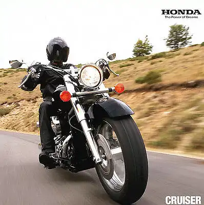 Honda - Cruiser-Programm - Prospekt  - 01/2012 - Deutsch - nl-Versandhandel