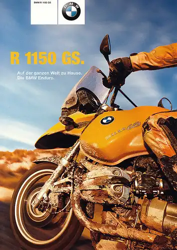 BMW -  R 1150 GS - Prospekt - 08/2000 - Deutsch -    nl-Versandhandel