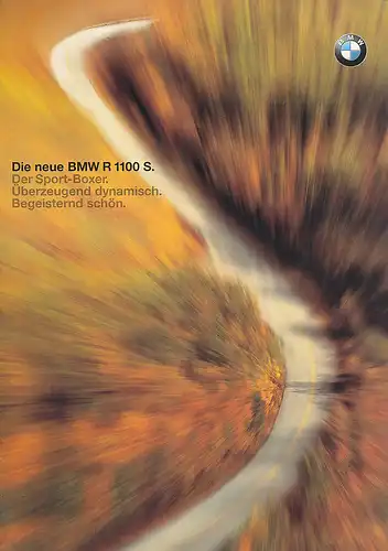 BMW - R 1100 S - Prospekt  - Deutsch -    nl-Versandhandel