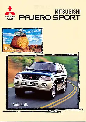 Mitsubishi - Pajero Sport  -  Prospekt  -  Deutsch - 02/00   -  nl-Versandhandel