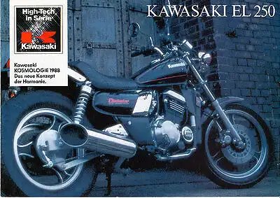 Kawasaki - EL 250 -  Prospekt  - Deutsch  -   nl-Versandhandel