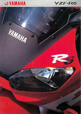 Yamaha - YZF - R6  -  Prospekt  - Deutsch - 2000 - nl-Versandhandel