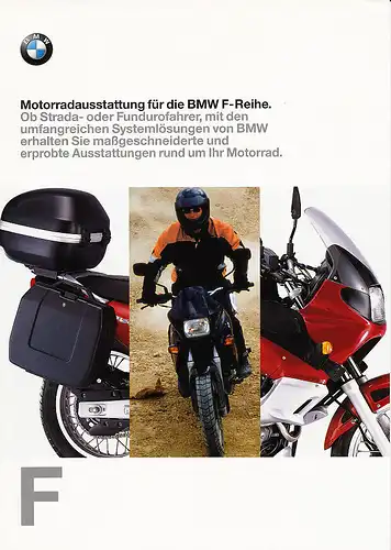 BMW - F-Reihe - Ausstattung - Prospekt - Deutsch - 01/98 -  nl-Versandhandel