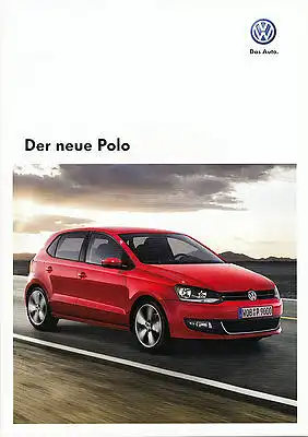 VW - Polo - Programm  -  Prospekt  - Juni 2009 - Deutsch -    nl-Versandhandel