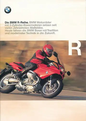 BMW -  R-Reihe  - Prospekt - 08/1998 - Deutsch -    nl-Versandhandel