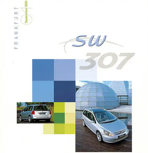 Peugeot - 307  SW -  Prospekt -  09/01 -  english -  nl-Versandhandel
