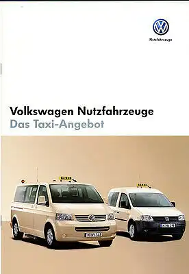 VW - Taxi - Programm - Prospekt - 11/2007 - Deutsch -   nl-Versandhandel